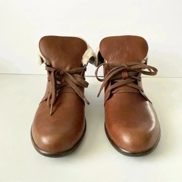Naot Pali Shearling Lined Boots Lace Up Size 40 - Picture 11 of 11